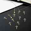 10Pcs Brass Rhinestone Pendants KK-SZ0002-71-5