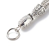 Tibetan Style Alloy Curb Chain Tassel Big Pendants FIND-I025-01F-4