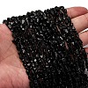 Natural Black Tourmaline Beads Strands G-I389-A30-AB-1