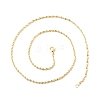 Brass Singapore Chains Necklace for Women X-NJEW-P265-27G-3