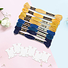 24 Skeins 3Bags 6-Ply Polyester Embroidery Floss OCOR-CY0003-42B-7