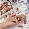 DIY Curved Tube Stretch Bracelet Making Kit DIY-TA0004-83-5