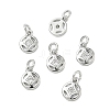 SHEGRACE Brass Micro Pave Cubic Zirconia Pendants XGR-Q3D131-504P-2