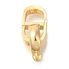 Brass Fold Over Clasps KK-K389-107G-1