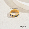 Irregular Pattern Brass Finger Rings for Women YY3361-3-5
