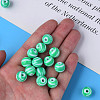 Opaque Striped Acrylic Beads LS-MACR-S373-27A-07-6