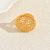 Geometric Hollow Brass Cuff Rings for Women VG2470-2-1