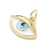 Brass Enamel Pendants KK-CBA3F25-04G-01-2