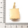Brass Micro Pave Cubic Zirconia Pendents KK-R212-03G-05-3