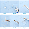 DIY Petal Earring Making Kits DIY-SC0013-77G-4