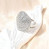 Brass Micro Pave Cubic Zirconia Cuff Rings RJEW-V007-06P-3