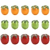 15Pcs 3 Colors Handmade Lampwork Enamel Beads LAMP-CJ0003-15-1
