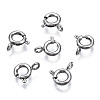 Tarnish Resistant 304 Stainless Steel Spring Ring Clasps X-STAS-S117-016B-1