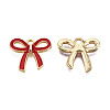 Light Gold Plated Alloy Pendants ENAM-T009-40B-1