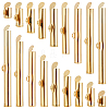 86Pcs 304 Stainless Steel Slide On End Clasp Tubes STAS-ME0002-22-1