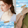 40Pcs 10 Style Alloy Crystal Rhinestone Pendants ALRI-SC0001-36-5