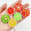 Transparent Printed Acrylic Pendants OACR-P033-06-1