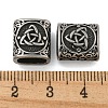 Retro 304 Stainless Steel Slide Charms STAS-B071-14AS-3