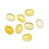 Natural Yellow Agate Cabochons G-O175-30D-01-2