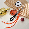 1Pc Sports ThemePU Leather Keychains KEYC-SP0001-67C-4