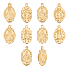 10Pcs Brass Pendants KK-UN0001-38-1