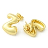 Rack Plating Brass Earrings EJEW-S222-01G-Z-2
