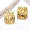 304 Stainless Steel Stud Earrings EJEW-U047-15G-3