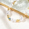 Brass Beads Bracelets for Women BJEW-Z089-02G-2