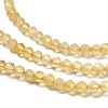 Natural Citrine Beads Strands G-Z074-A03-02-4