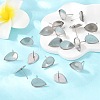 Tarnish Resistant Earring Cabochon Settings 304 Stainless Steel Ear Studs Blank Settings LS-STAS-Q170-13-5