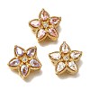 Brass Pave Cubic Zirconia Multi-strand Links KK-F913-05G-1