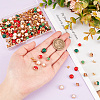 120 Sets 6 Style Alloy Semi-Tublar Rivet Studs DIY-AR0002-90-3