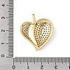 Valentine's Day Brass Micro Pave Clear Cubic Zirconia Pendants KK-E799-01D-G-3
