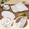 800Pcs 8 Styles Lace Paper Greaseproof Wrap Tissue AJEW-TW0001-14-3