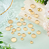 60Pcs 6 Style 304 Stainless Steel Cabochon Settings STAS-CD0001-11-6