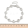 304 Stainless Steel Vortex Link Bracelets for Men & Women BJEW-D042-27P-5