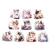 10Pcs 10 Styles Waterproof PET Stickers Set DIY-M002-01C-2