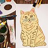 Large Plastic Reusable Drawing Painting Stencils Templates DIY-WH0202-430-7