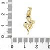 Brass Micro Pave Cubic Zirconia Pendants ZIRC-I356-43G-3