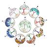   10Pcs 10 Style Mixed Gemstone Pendants G-PH0019-19-7