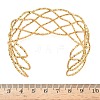 Hollow 304 Stainless Steel Cuff Bangles BJEW-B158-04G-02-5