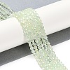 Natural Prehnite Beads Strands G-G139-A05-03-2