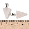 Natural Rose Quartz Pendants G-B127-04P-13-4
