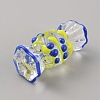 Transparent Acrylic European Beads TACR-TAC0006-03C-2