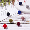 Flocky Acrylic Pendants FIND-T046-33C-5