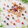 60Pcs Wood Beads WOOD-TA0002-79A-5