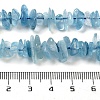 Natural Aquamarine Chip Beads Strands G-E271-96-6