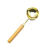 Wooden Handle Wax Sealing Stamp Melting Spoon PW-WGA5A80-02-1