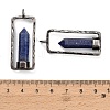 Dyed Natural Lapis Lazuli Pendants GG-CBACC2B-06AS-05-3