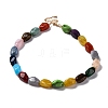 Colorful Resin Nuggets Beaded Necklaces for Women NJEW-U013-07G-2